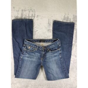 Banana Republic Bootcut Low Rise Dark Wash Jeans Y2K Flare  Vintage Style Size 2